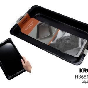 صينية خبز معجنات مستطيلة معدنيه مانعه للالتصاق