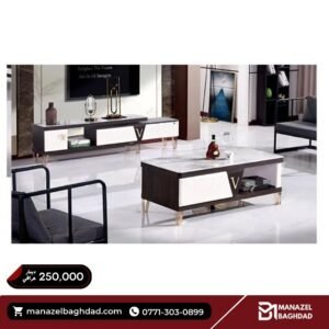 ميز tv مع طاولة وسطية