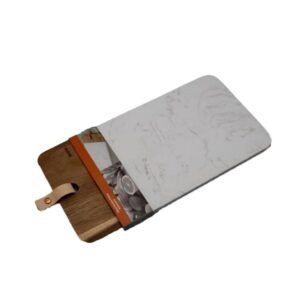 طبق مستطيل الشكل Wood Marble Platter Kroff