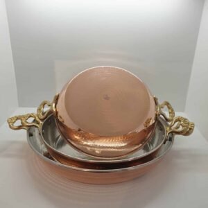 Alternative view of طقم مقالي 3 قطع مصنوع من النحاس النقي