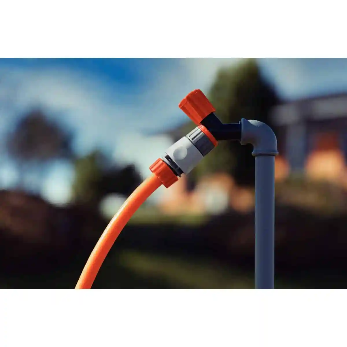 توصالة بلاستيك سريعة لخراطيم 1/2 بوصة Tramontina - الصورة 3