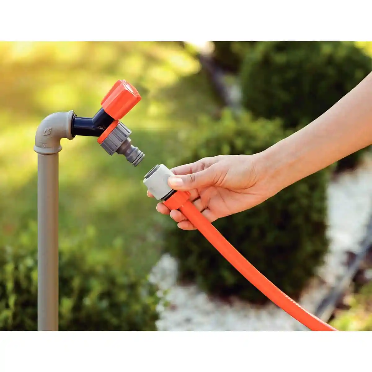 توصالة بلاستيك سريعة لخراطيم 1/2 بوصة Tramontina - الصورة 5