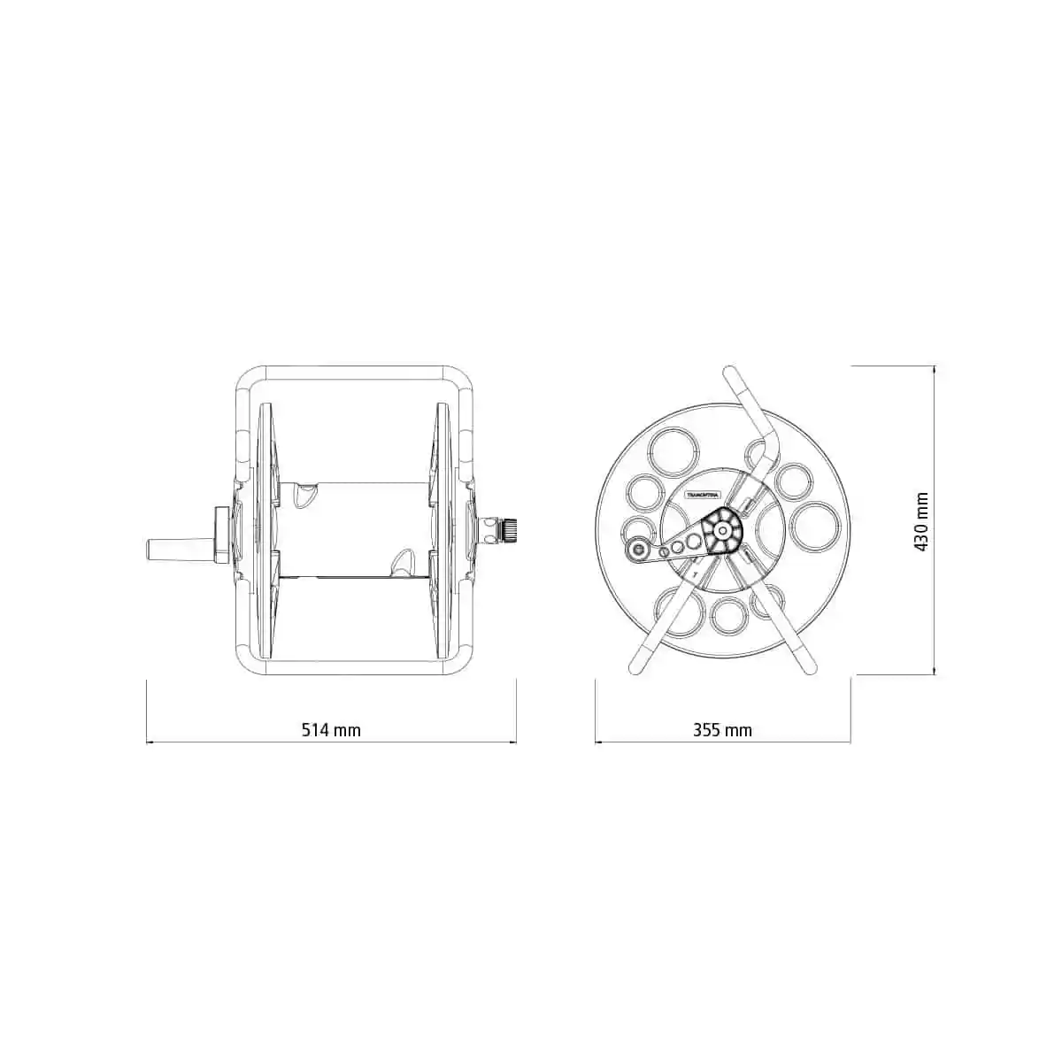 بكرة خرطوم Tramontina - الصورة 4