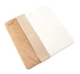 لوح تقطيع مرمر + خشب مربع kroff