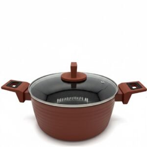 مقلاة سيراميك 26 cm لون ابيض Kroff