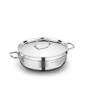 تبسي ستانلس ستيل 18/10 Alfa مقاس 26 سم سعة 4.2 لتر korkmaz