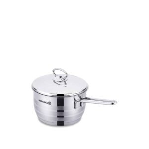 كسرولة Astra مع غطاء ستنالس ستيل 18/10 مقاس 16 سم Korkmaz