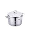 قدر ستانلس ستيل 18/10 استرا 20 سم 3.7 لتر korkmaz