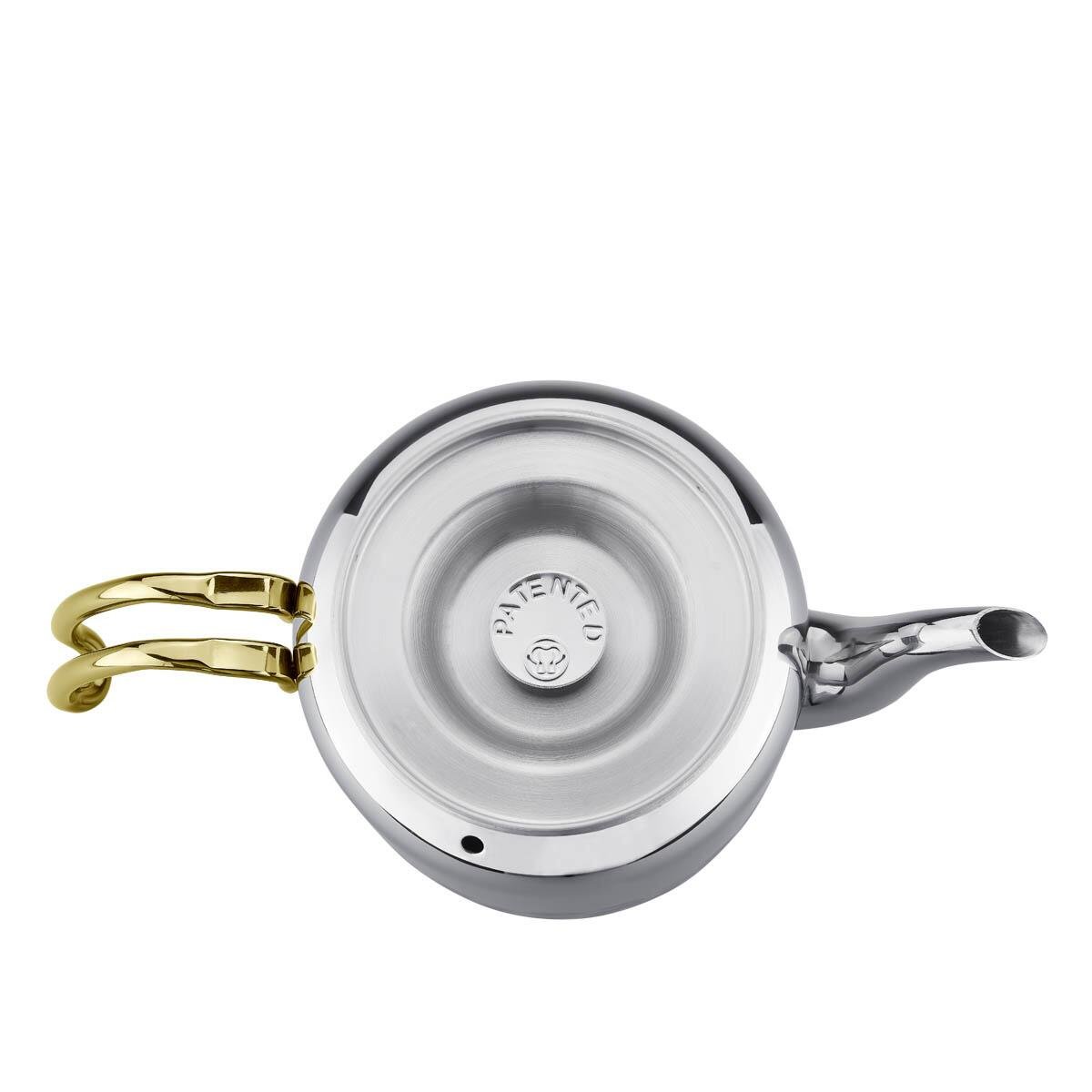 طقم إبريق شاي إرنا ذهبي Korkmaz - الصورة 3