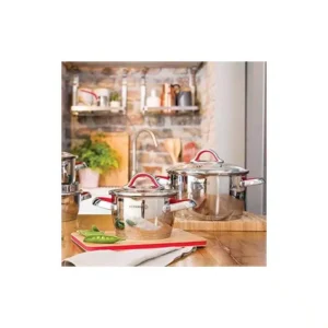 Alternative view of طقم أواني طهي كوركماز فيرتكس 4 قطع احمر A1973