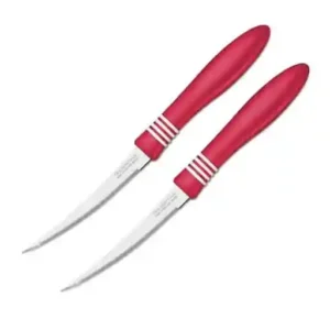 طقم 2 قطعة من سكاكين الطماطم لون أحمر Tramontina