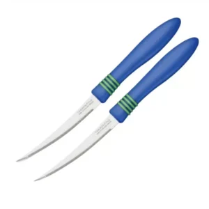 طقم 2 قطعة من سكاكين الطماطم لون أزرق Tramontina