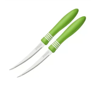 طقم 2 قطعة من سكاكين الطماطم لون أخضر Tramontina