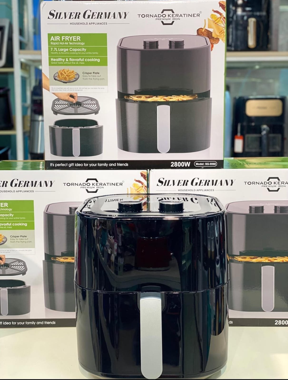 SILVER GERMANY 7.7L Air Fryer - قلاية هوائية سلفر جرمني 7.7L لتر