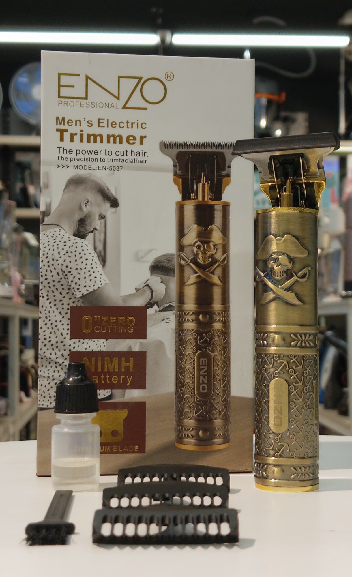 Enzo Pharaonic Men's Hair Clipper - مكينة حلاقة شعر رجالية فرعونية انزو