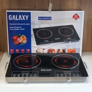 Galaxy double burner electric cooker - طباخ كهربائي كالكسي دبل عين