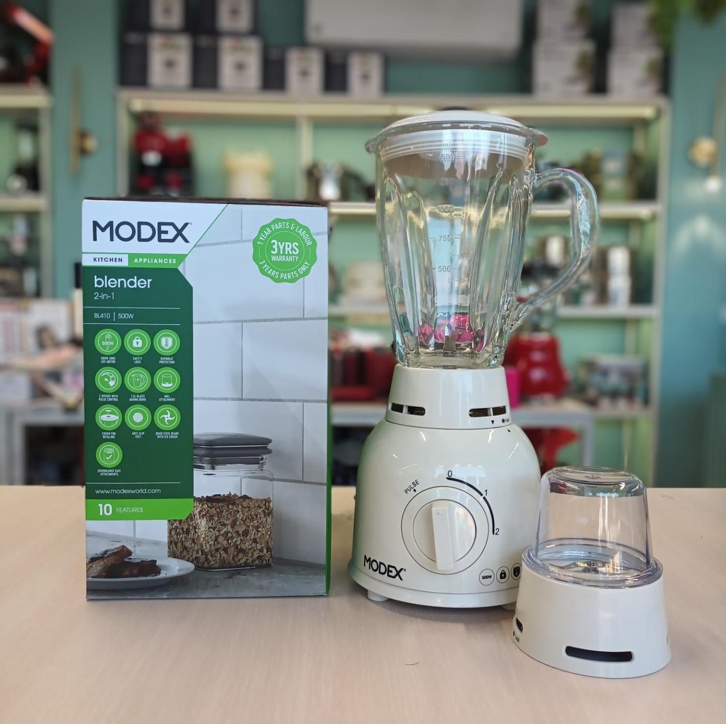 BL410 Modex Blender + Grinder - خلاط + طاحونة مودكس