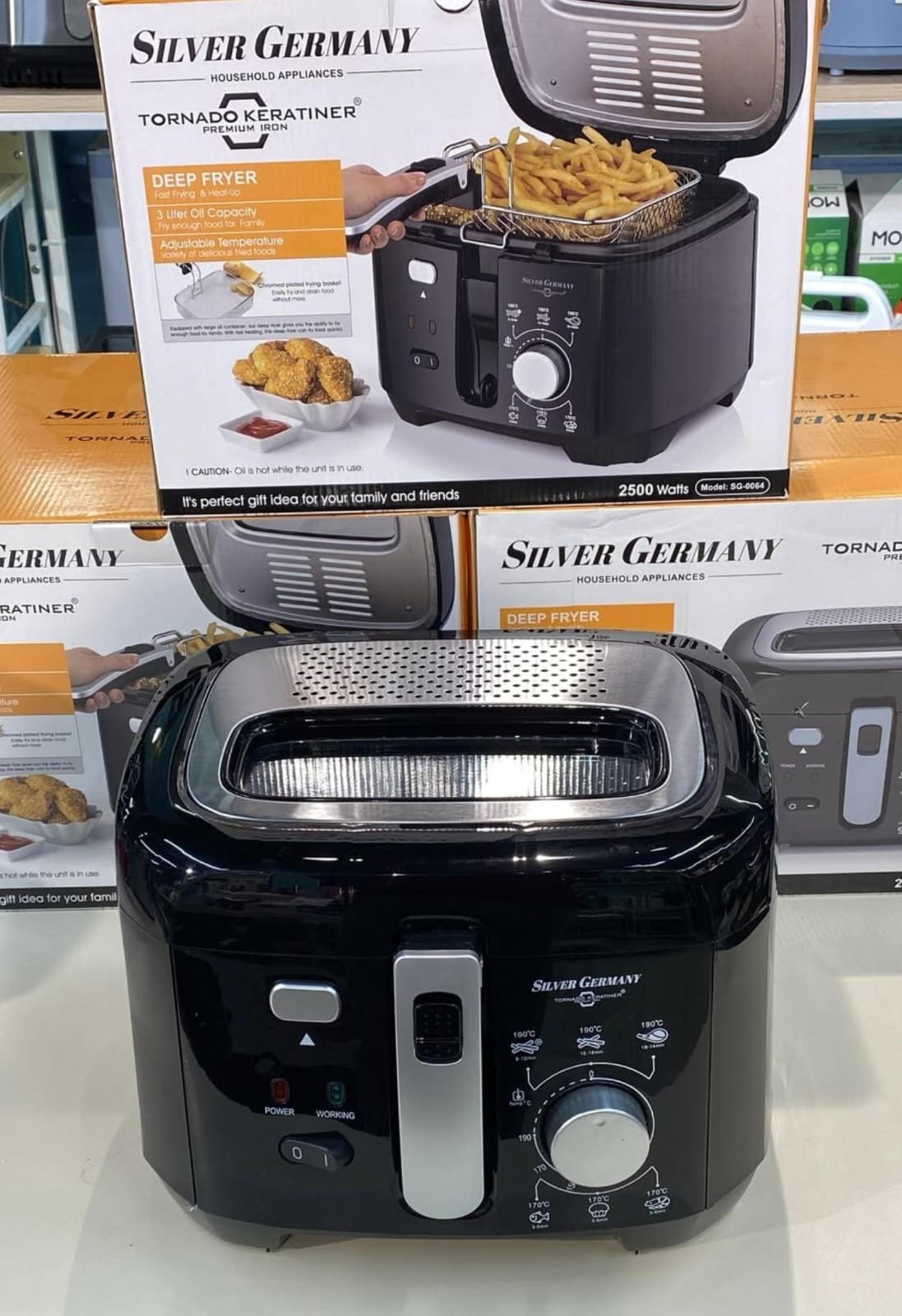 Silver Germany 3L deep fryer - قلاية زيتية سلفر جرمني 3 لتر