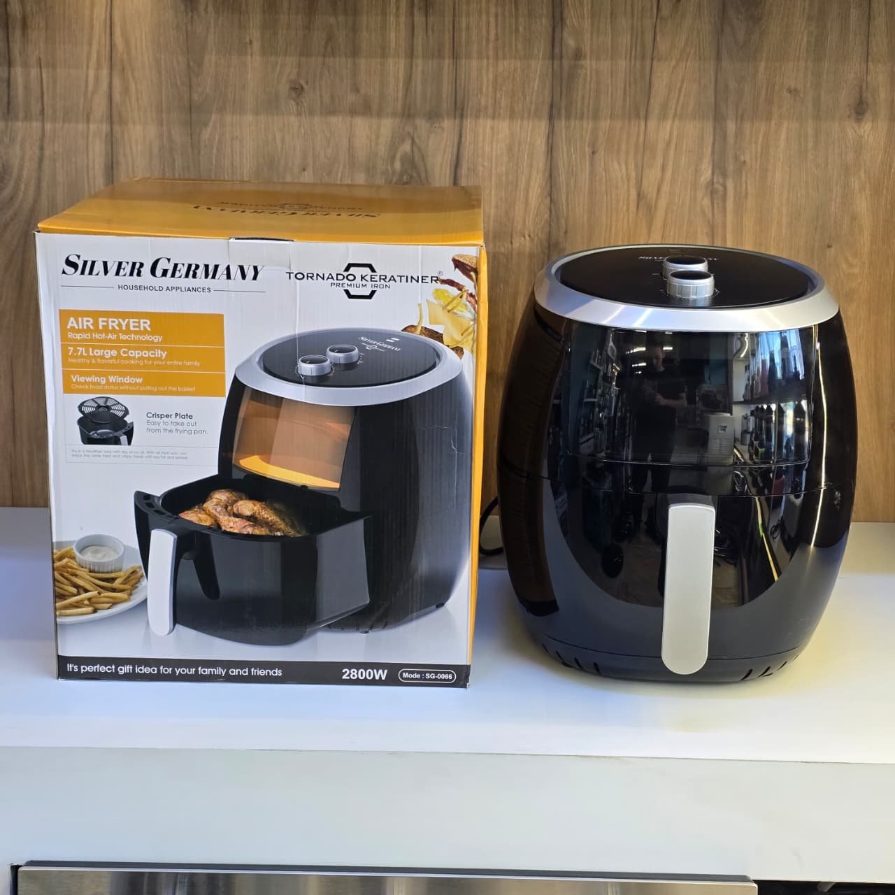 Silver Germany Air Fryer 7.7L SG-0066 - قلاية هوائية 7.7 لتر سلفر جرمني جنل