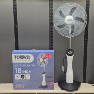 Rechargeable pedestal fan TOWER TG-8098D - مروحة شحن عامودي تاور