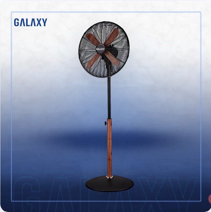 Galaxy 18-inch metal pedestal fan GAF-18 - مروحة كالكسي عامودية معدن 18 اينج
