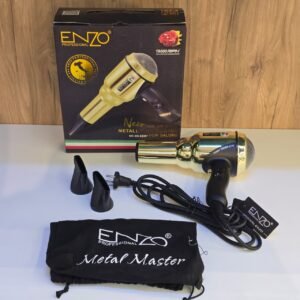 enzo EN- 8228 Professional Steel Hair Dryer - ﻣﺠﻔﻒ ﺷﻌﺮ ﺳﺘﻴﻞ ﺍﺣﺘﺮﺍﻓﻲ انزو