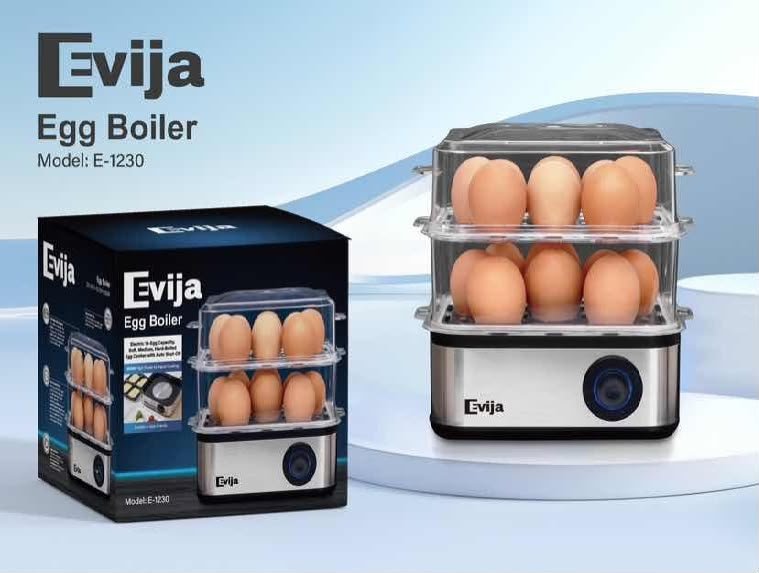 EVIJA Egg Cooker E-1230 - سلاقة بيض ايفيجا 16 بيضه