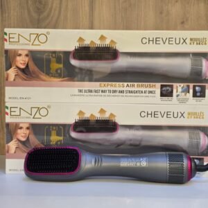 Alternative view of Enzo Air Drying Brush and Hair Straightener EN-4121 - ﻓﺮﺷﺎﺓ ﺗﺠﻔﻴﻒ ﻫﻮﺍﺋﻲ ﻭ ﻛﻮﻱ ﺍﻟﺸﻌﺮ انزو