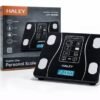 HALEY Black Glass Personal Scale HY-500G - ميزان اشخاص زجاج اسود هالي